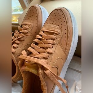 Brand New Nike Court Vision Classics in Pink/Beige